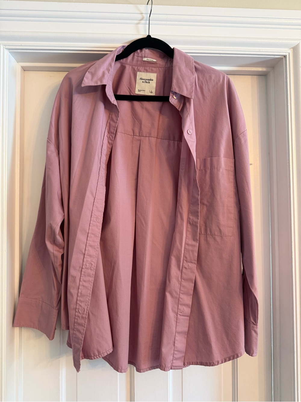 Abercrombie & Fitch Pink Button-Down Shirt